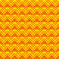 Simple geometric abstract background. Bright yellow seamless pattern. Abstract texture with wrapping lines for fabric and goods design. 
