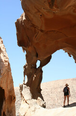 grand stone formation, archo de las pe&ntilde;ita, Fuerteventura
