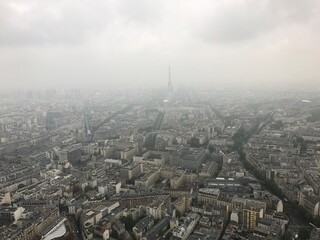 aerial view from eiffel tower