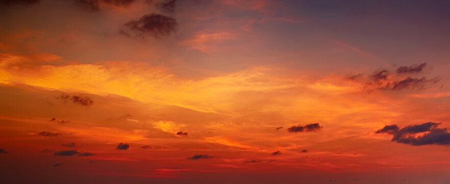 Sunset or sunrise nature landscape background