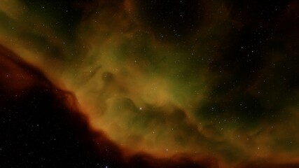 nebula, unusual bright nebula, space background, space gas, space fantasy, space background of a beautiful galaxy and nebulae 3D render