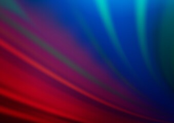 Dark Blue, Red vector blurred bright pattern.