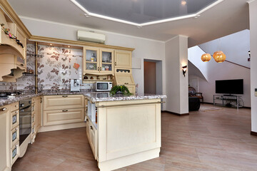 kitchen living room