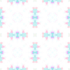 Watercolor Tile Seamless Pattern. 