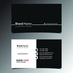 Creative, Clean and Visit Business Card Template
