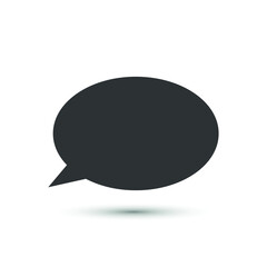 Vector communication bubble icon. Speaking symbol. For design, web site design, logo, app, UI.