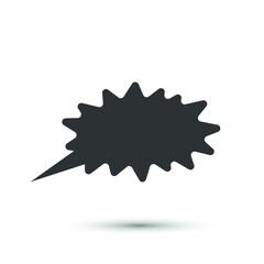 Vector communication bubble icon. Speaking symbol. For design, web site design, logo, app, UI.
