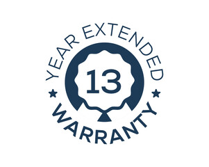 13 Years Warranty images, 13 Year Extended Warranty logos