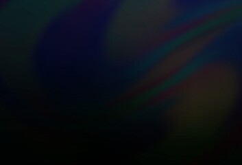 Dark BLUE vector blurred and colored pattern.