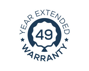 49 Years Warranty images, 49 Year Extended Warranty logos
