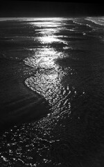 beach in backlight, Lanzarote