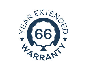 66 Years Warranty images, 66 Year Extended Warranty logos