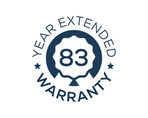 83 Years Warranty images, 83 Year Extended Warranty logos