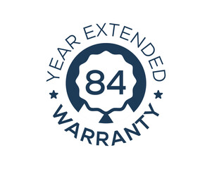 84 Years Warranty images, 84 Year Extended Warranty logos