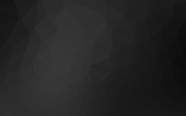 Obraz premium Dark Silver, Gray vector low poly texture.