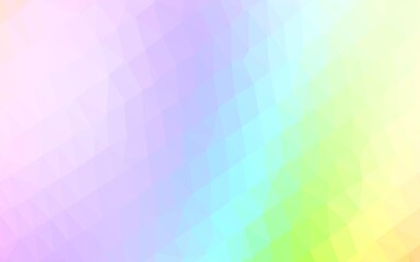 Light Multicolor, Rainbow vector polygonal background.