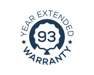 93 Years Warranty images, 93 Year Extended Warranty logos