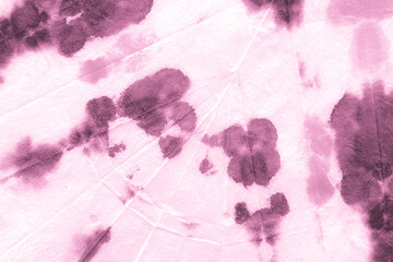 Aquarel Paint Stain Drawing. Pink Summer Ink Dye 