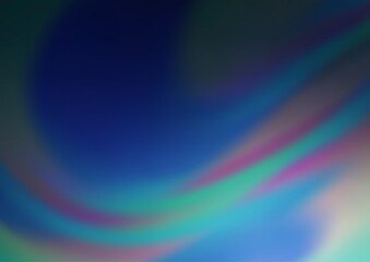 Light BLUE vector blurred and colored template.