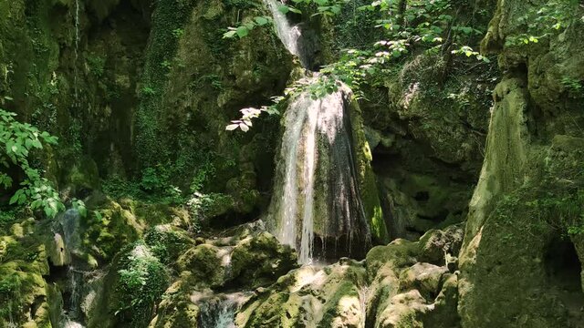 Bachkovo waterfalls cascade in Rhodopes Mountain, Plovdiv region, Bulgaria