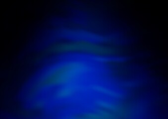 Dark BLUE vector blurred background.