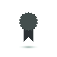 Vector medal icon. Winner, reward symbol. For design, web site design, logo, app, UI.