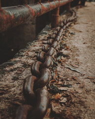 rusty chain