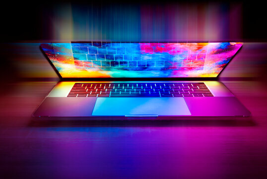 Creative Technology Color Explosion Burst In Laptop Notebook Computer