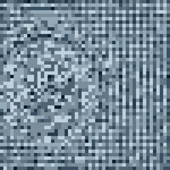 Blue art tiles background. Tile design pixel art.