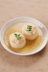 大根のつみれあんかけ