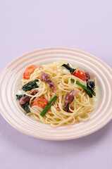 ホタルイカのパスタ