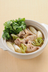 豚肉の味噌煮込み鍋