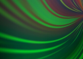 Light Green vector glossy abstract template.