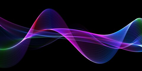 Awesome colorful wave abstract background
