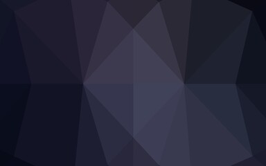 Dark BLUE vector polygonal pattern.