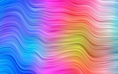 Light Multicolor, Rainbow vector template with lava shapes.