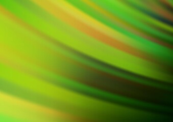 Light Green, Yellow vector backdrop with long lines.