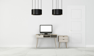 Fototapeta premium Moden office desk