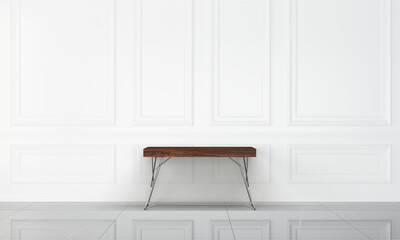 modern interior with office desk