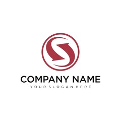 Letter S line logo design. Linear creative minimal monochrome monogram symbol. Universal elegant vector sign design. Premium business logotype. Graphic alphabet symbol for corporate business identity