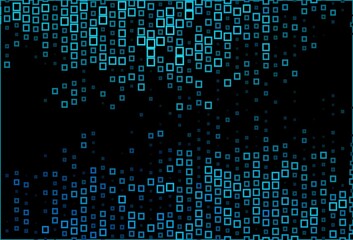 Dark BLUE vector template with rhombus.