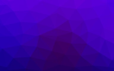 Dark Purple vector triangle mosaic cover.