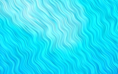 Fototapeta premium Light BLUE vector template with lines, ovals.