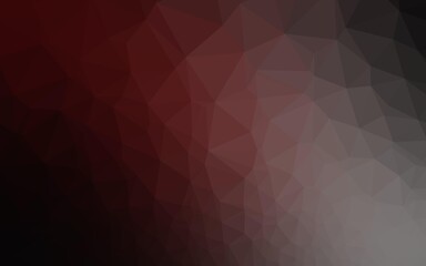 Obraz premium Dark Blue, Red vector polygonal pattern.