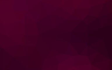 Fototapeta premium Dark Purple vector polygon abstract background.