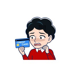 Elderly woman wearing a fashionable perm