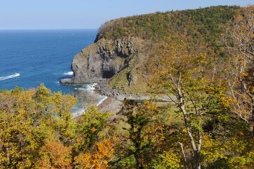 秋の知床岩尾別（北海道・知床）