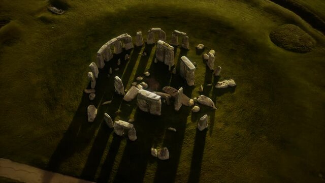 Historical monument Stonehenge in England, UK