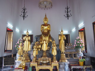 Golden Buddha, Wat Pho, Bangkok, Thailand