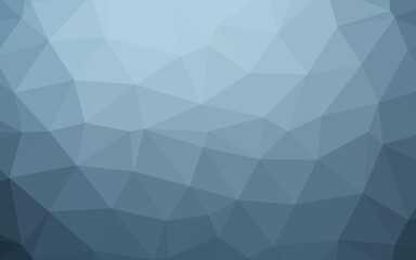 Fototapeta premium Light BLUE vector low poly texture.